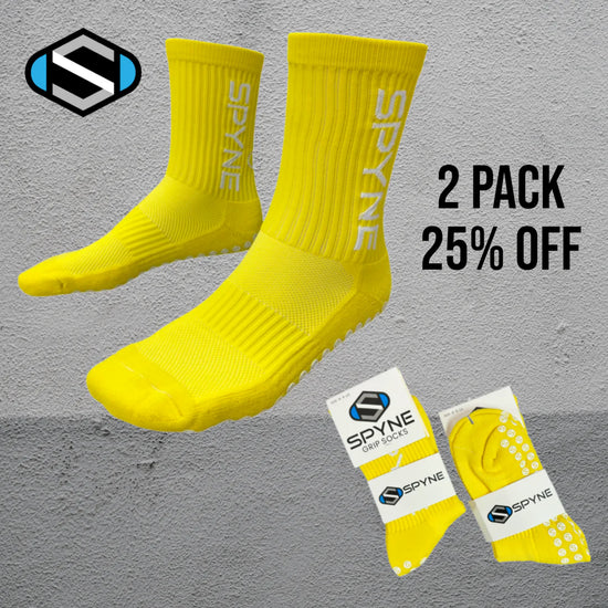 SPYNE Grip Sock Bundle- 2 Pack